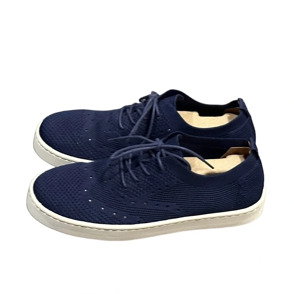 Born Men’s Bearse Brogue Wingtip with Sporty Navy Knit Lace Up Shoe Sz 9.5M‌ - Picture 2 of 12